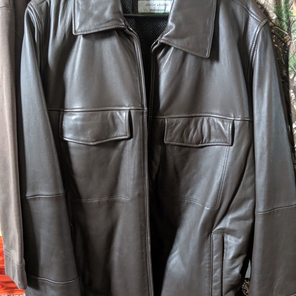 Joseph Abboud genuine leather jacket